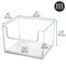 mDesign Plastic Garage Storage Organizer Bin Box with Front Dip